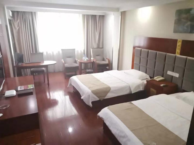 Greentree Inn Zhejiang Taizhou Tiantai Bus Station Express Hotel Buitenkant foto