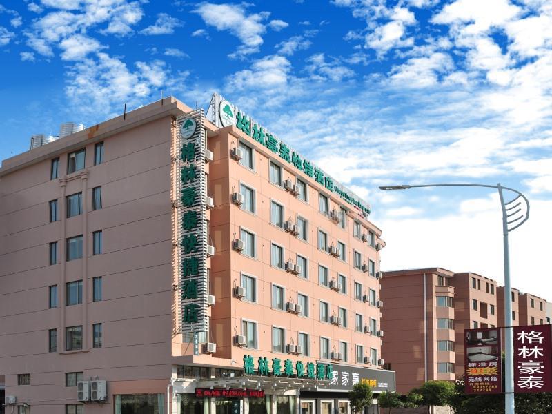 Greentree Inn Zhejiang Taizhou Tiantai Bus Station Express Hotel Buitenkant foto