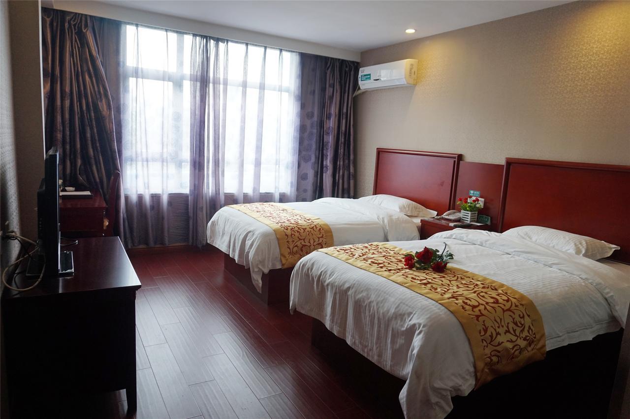 Greentree Inn Zhejiang Taizhou Tiantai Bus Station Express Hotel Buitenkant foto