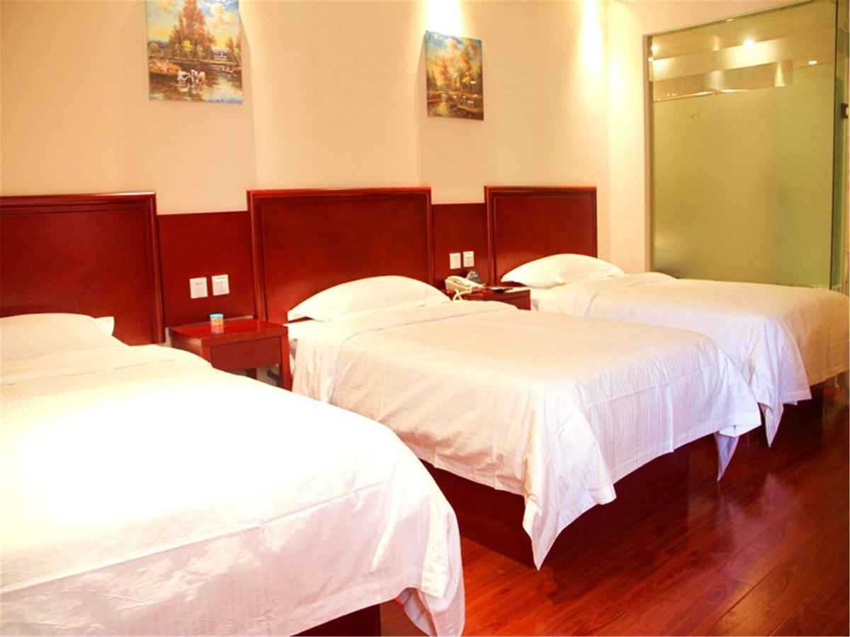 Greentree Inn Zhejiang Taizhou Tiantai Bus Station Express Hotel Buitenkant foto