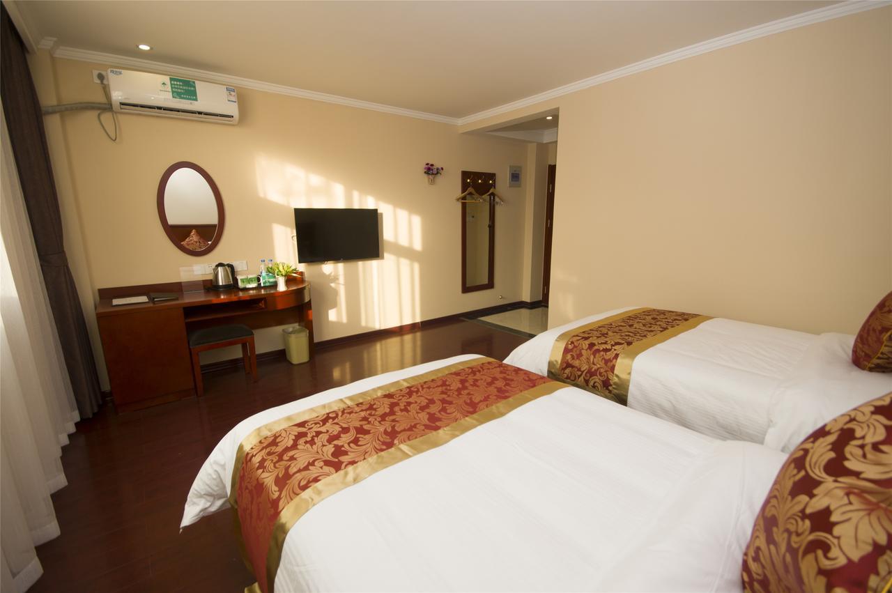 Greentree Inn Zhejiang Taizhou Tiantai Bus Station Express Hotel Buitenkant foto